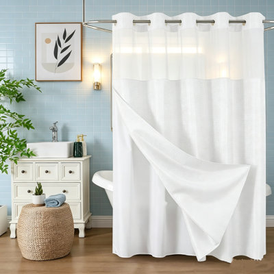 Rideau de douche No Hook Waffle