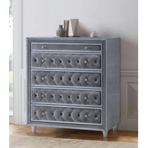 VSF26086 by Style Craft - SMOKE GRAY Three Drawer Chest 38in w. X