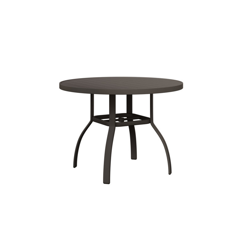 Table de salle à manger ronde Berlin, Graphite