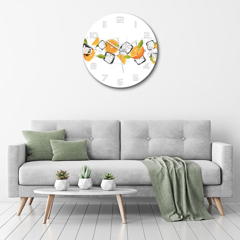 Jittie Glass Wall Clock