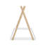 Lit simple au sol avec structure triangulaire-101764688