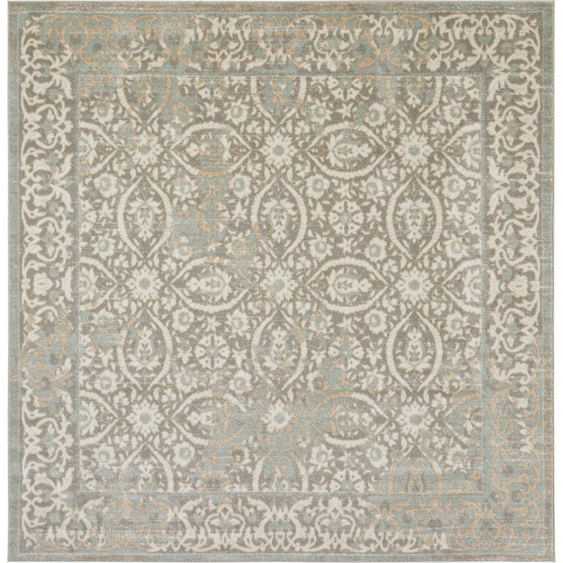 Allonah Oriental Indoor Rug, Square 5'