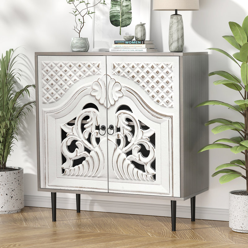 Armoire décorative à deux portes l 31,5 po Elmingham