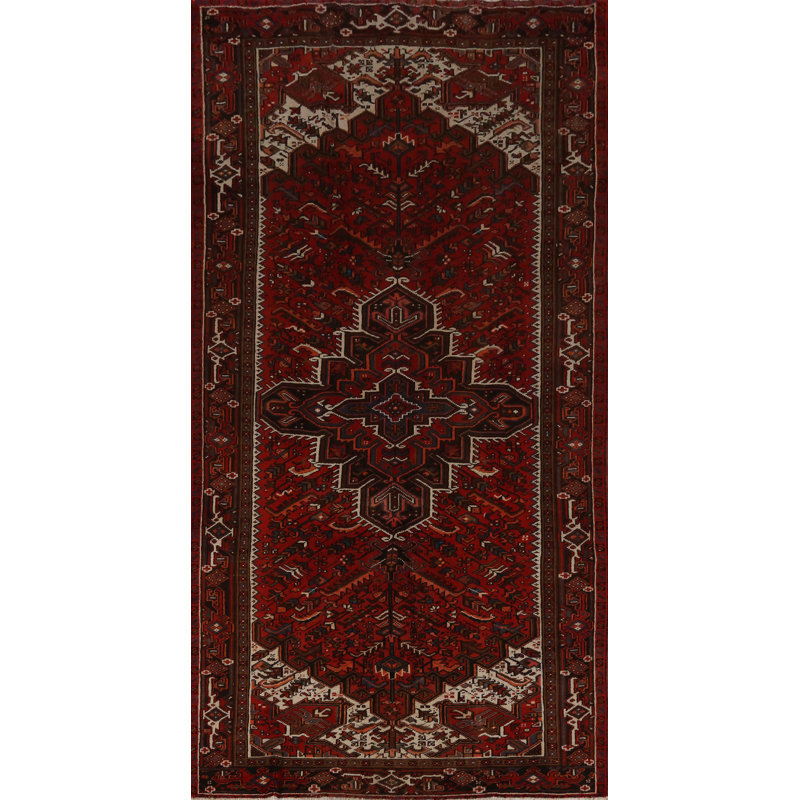 Tapis à motif géométrique traditionnel 5 x 9