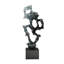 Ornements de sculpture en pierre de taihu abstraits simples dans le salon