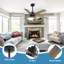 Ventilateur de plafond 8 pales avec télécommande-277424783-320108212