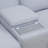 122.5" 4-Piece Lambswool Power Reclining Living Room Sofa with Wireless Charger