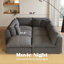 Canapé modulaire surdimensionné en U avec repose-pieds 6 pièces 156,7 "156"-233567465