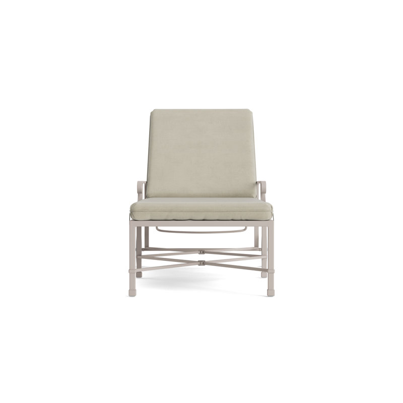 Venetian Outdoor Chaise Lounge, Fusion Moccasian, Dove Smooth