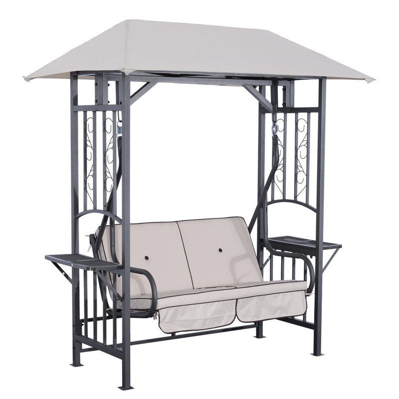 2 Person Porch Swing with Canopy