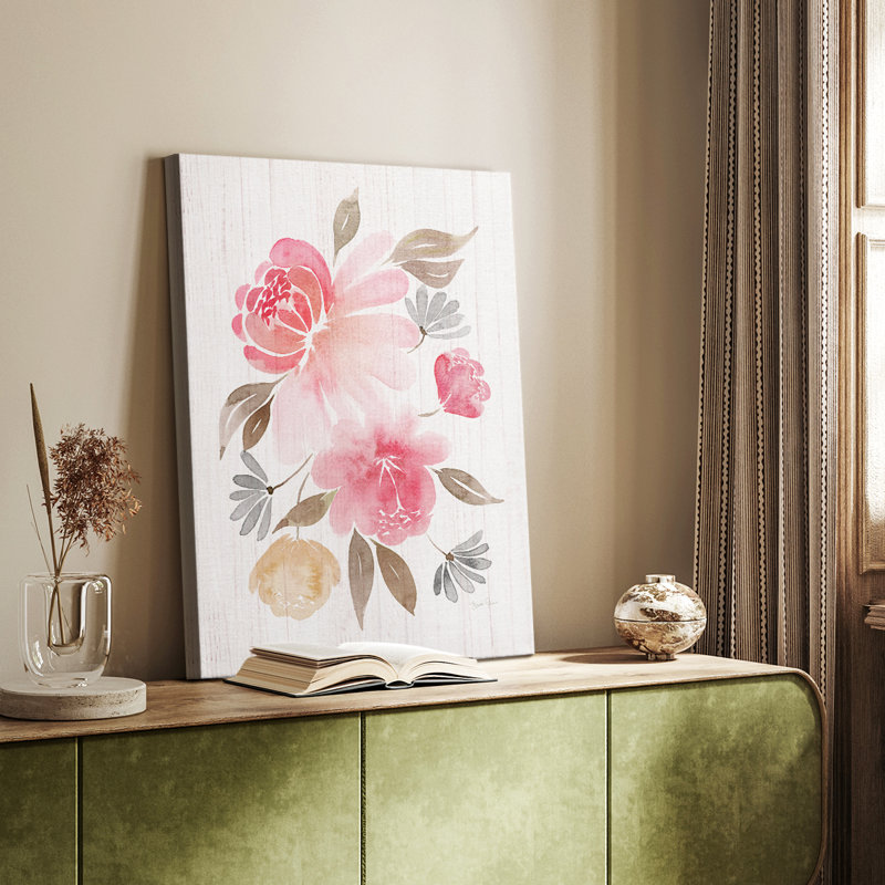 Pivoines lâches II - galerie Cavas sur mesure, H 60 po x l 40 po