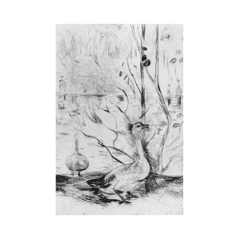 Goose, 1889 by Berthe Morisot - Wrapped Canvas Print, 66.04cm H x 45.72cm W x 2cm D