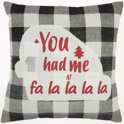  Housse et insert en coton You You Had Me at Fa La Square