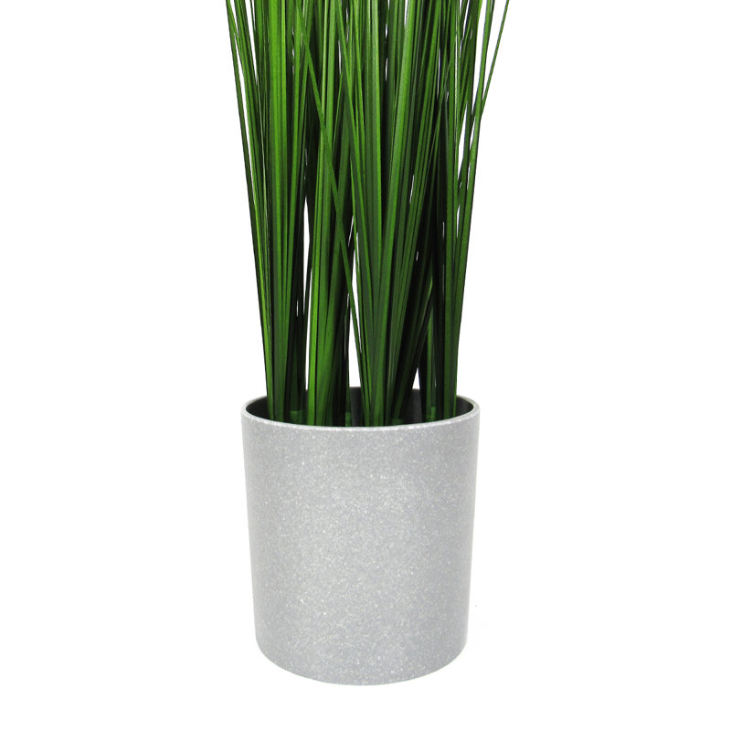 15'' Faux Onion Grass Plant in Pot
