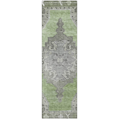 Premium Machine Washable Lubbers AMF1731 Global Rug