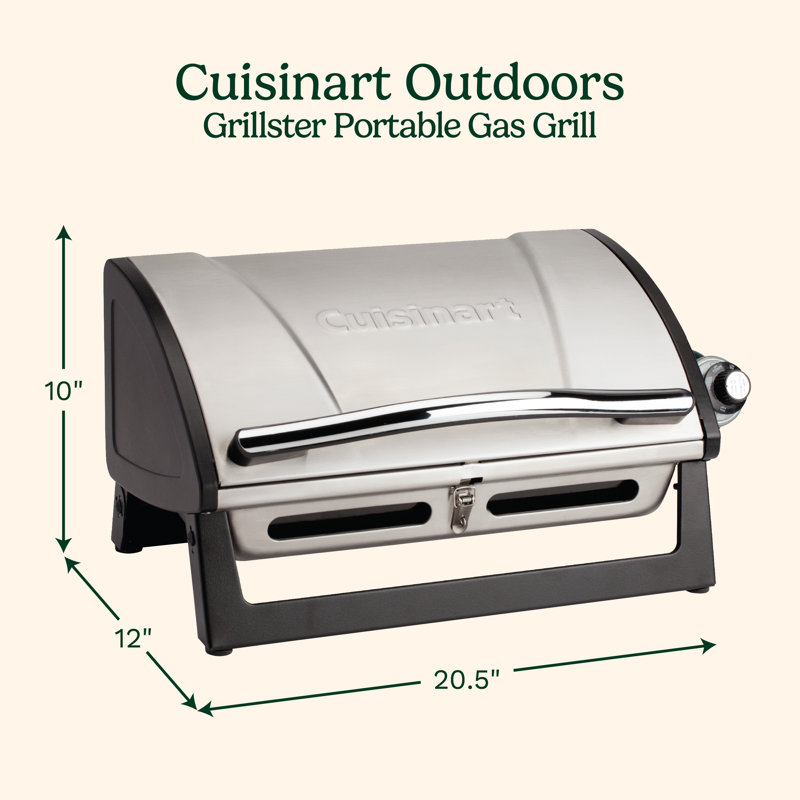 Cuisinart 15.5" Grillster 1-Burner Propane Portable Gas Grill