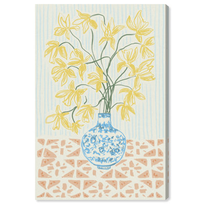 Yellow Iris Summer Print by Oliver Gal