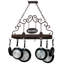 Bon Appetit Handcrafted Hanging Pot Rack-1843253328