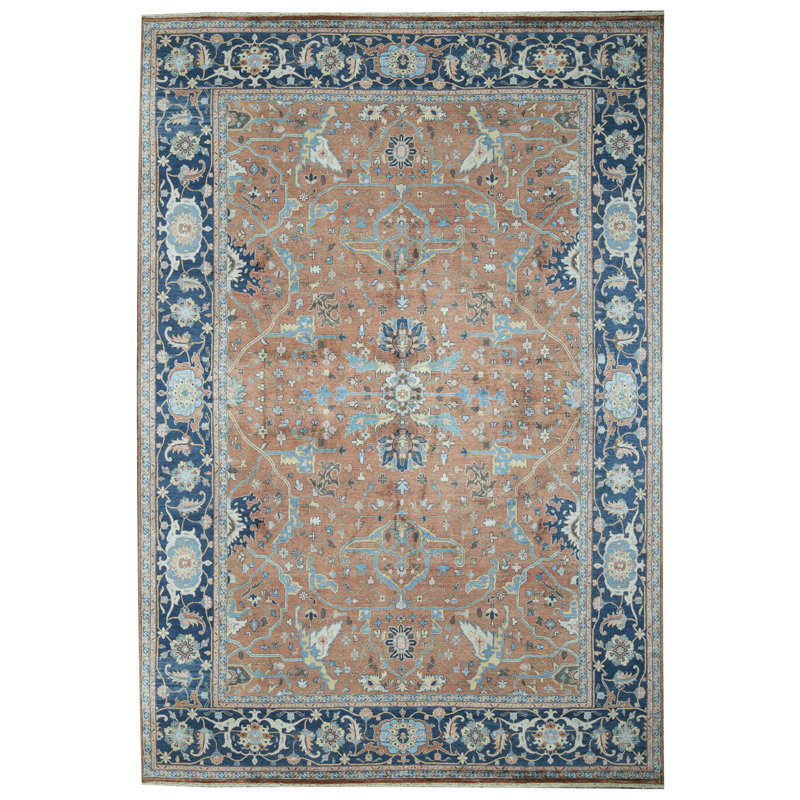 Bakshaish One-of-a-Kind Rectangle: 9'8" X 14' Viscose Area Rug in