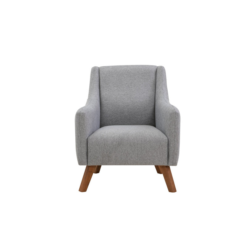Fauteuil à oreilles, Mélange de polyester gris