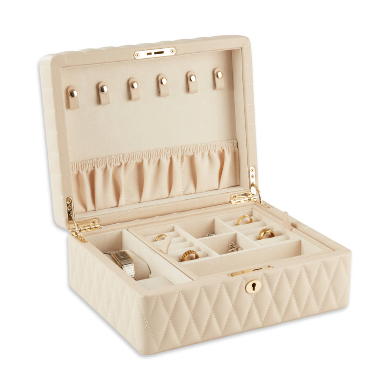 Boîte à bijoux Cora, Crème