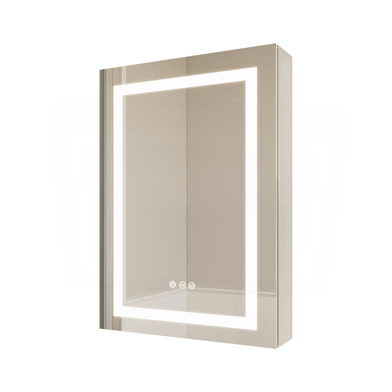 Armoire de salle de bain avancée avec miroir DEL et fonctions multiples pour une utilisation optimale