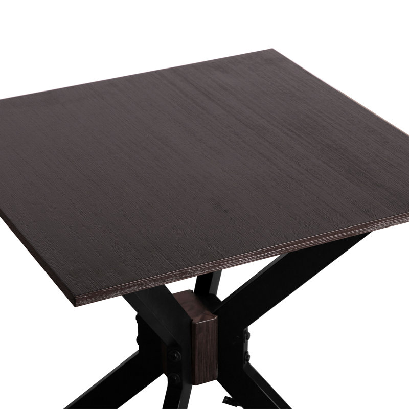 Solid Wood Top End Table