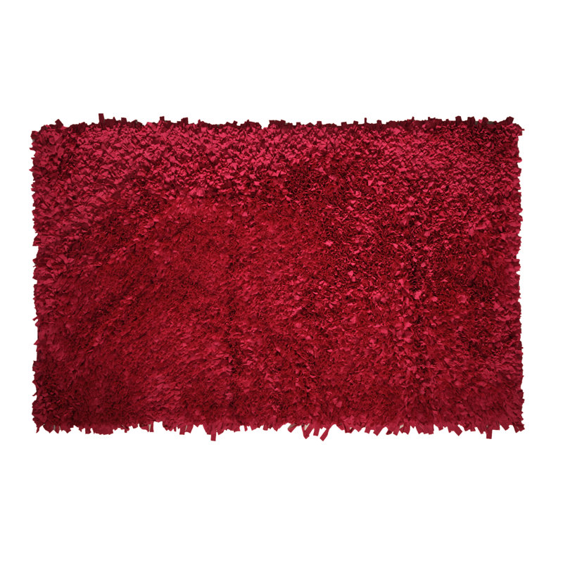 Rosebank Tufted Red Area Rug, Rectangle 3'6" x 5'6"