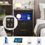45cm W Manufactured Wood Bedside Table-858687869