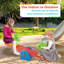 Hey Play Teeter Totter - Seesaw for Backyard or Playroom with Easy-Grip Handles - Indoor or Outdoor Play Equipment for Toddlers