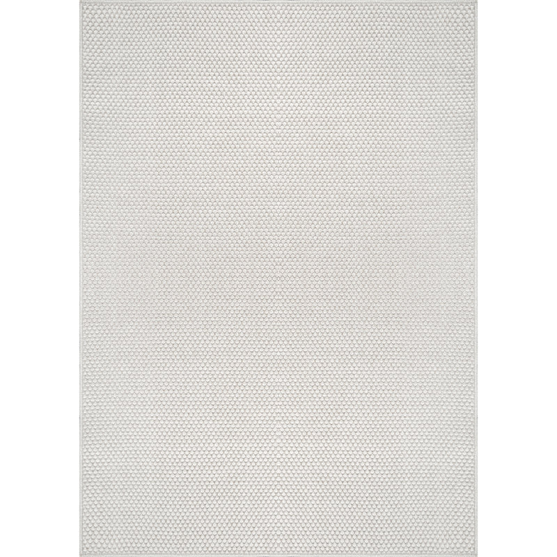 Tapis intérieur / extérieur, Rectangulaire 8 pi x 10 pi, Ivoire ivoire