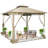 10 x 10 FT Pop Up Gazebo Outdoor Canopy，Instant Patio Gazebo Sun Shade Canopy-99343034-99343033