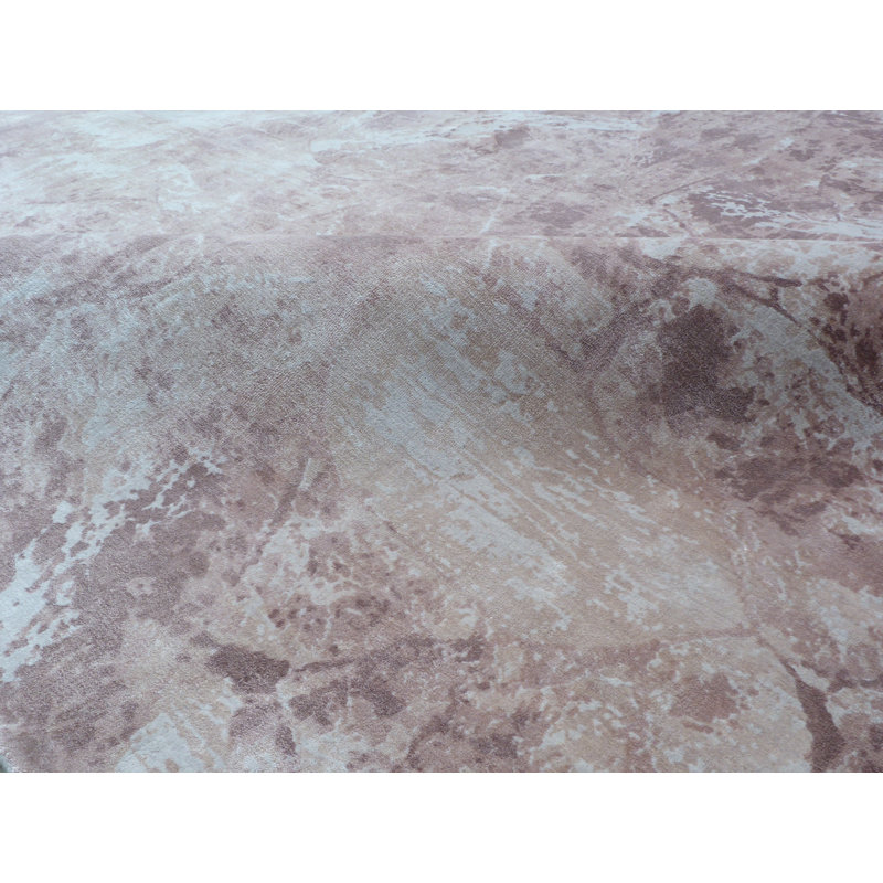 Cassina Abstract Area Rug in Pink, Rectangle 8' x 10'