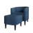 Upholstered Armchair and Ottoman Set-886041664