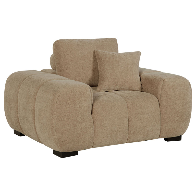 Fauteuil d'appoint Plather, Chameau