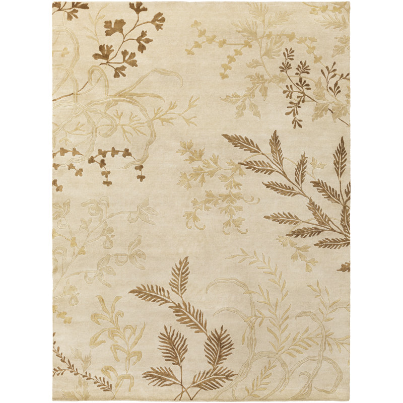 Howland Wool Floral Indoor Rug, Rectangle 8' x 11'