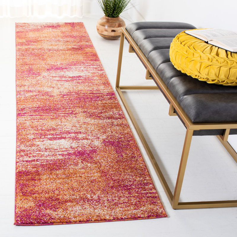 Casey-Marie Performance Abstract Rug, Runner 2'2" x 9'