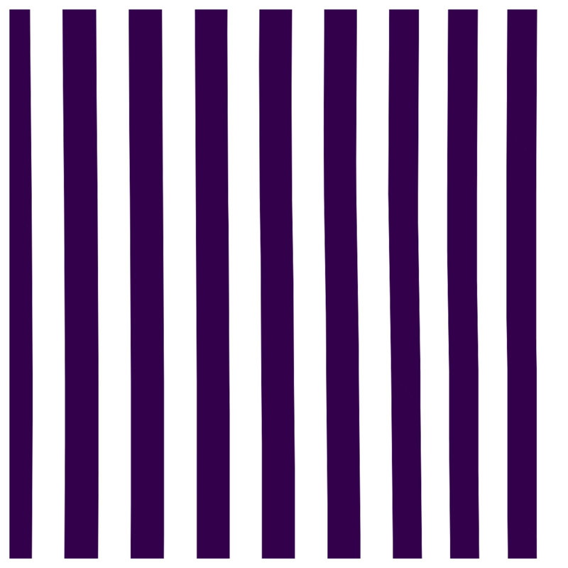 Purple White Stripes Window Curtains, Stripes Sheer & Blockout Curtains - 1 Panel, 50 po x 92 po - 1 panneau, Transparent