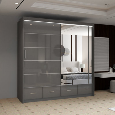 Desilets 2 Door Manufactured Wood Wardrobe