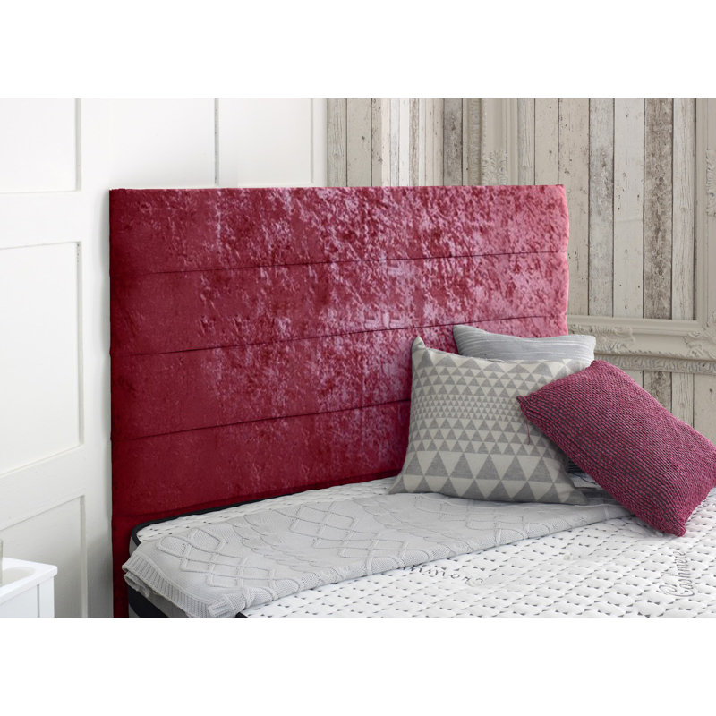 Upholstered Headboard, Small Single (2'6), Red