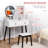 Daphie Vanity Set with Stool