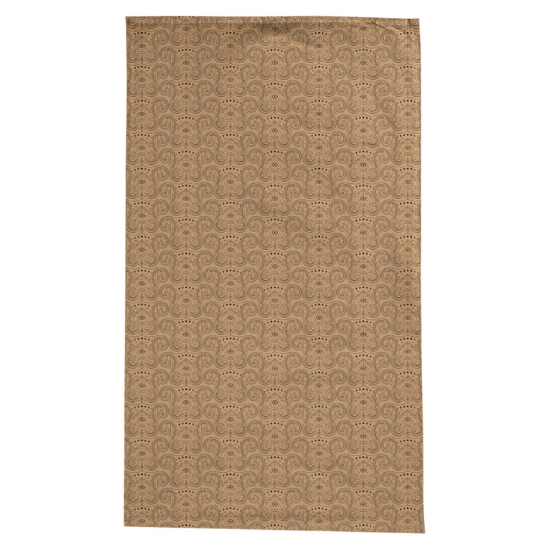 Leffel Geometric Tablecloth, Orange