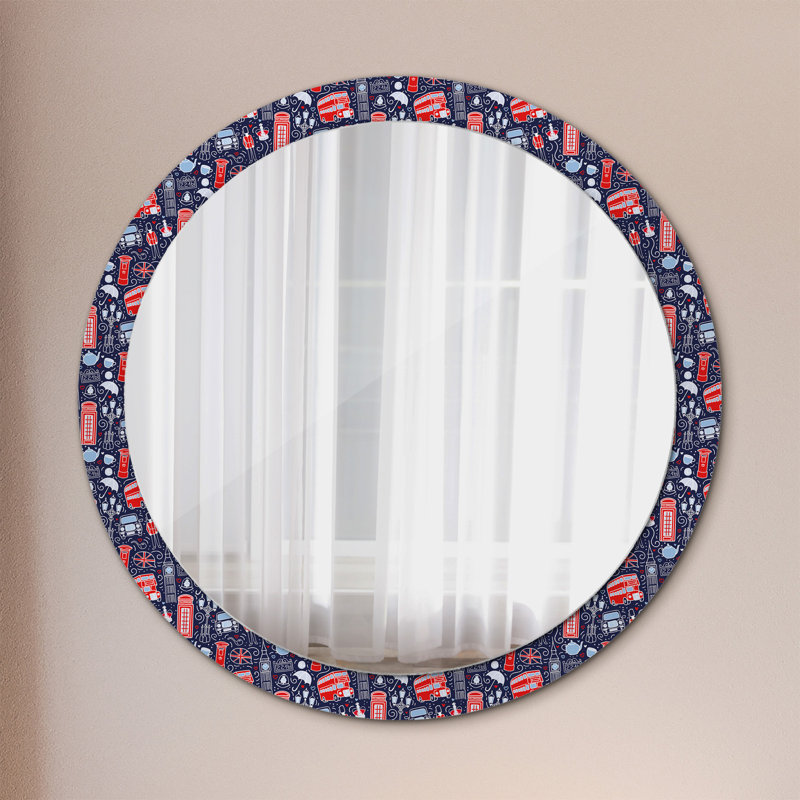 Huldar Glass Flat Wall Mirror