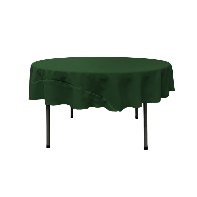 Nappe unie de couleur unie - Basics by Wayfair ™, Vert forêt, Rond 72 po