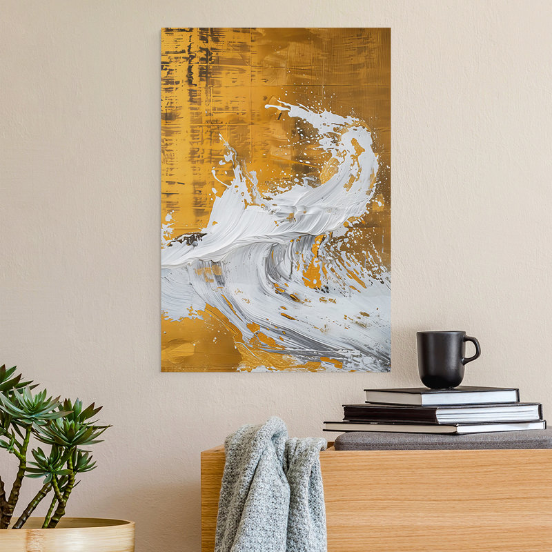Série ABSTRACT CDxxi - impression sur toile seulement - non encadrée, H 48 po x l 32 po