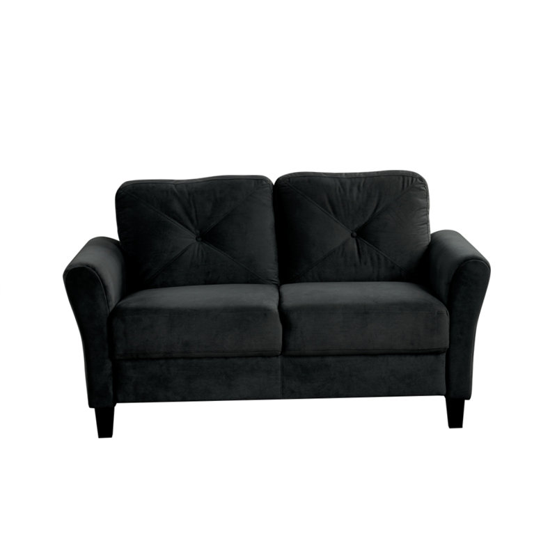Canapé-lit modulaire confortable, Noir