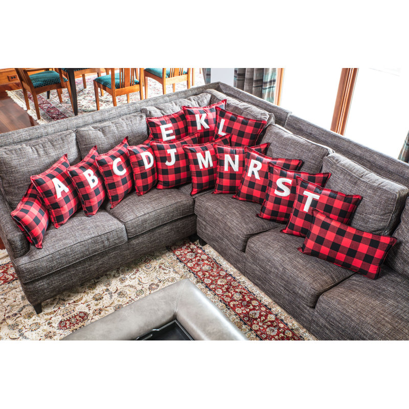 Plaid Reversible Throw Pillow, S