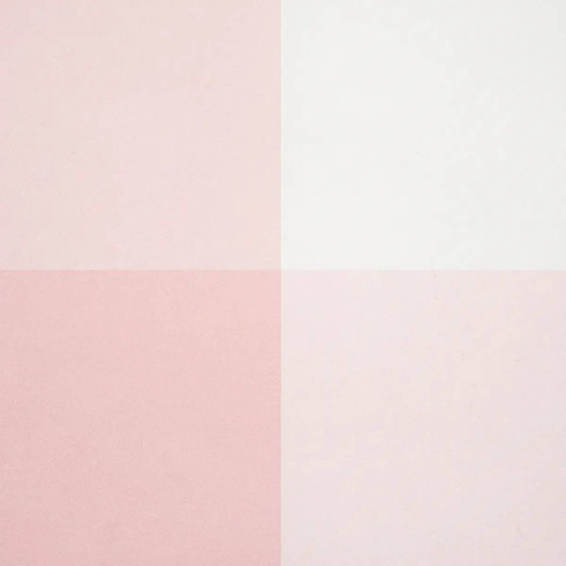 Willa Check Large Wallpaper, Pink