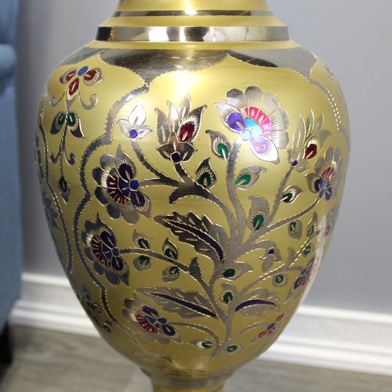 Vase de plancher en métal 30 po Chadron