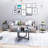 35.5'' Round Whole Black Coffee Table